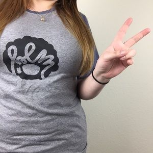 BLM upcycled Russell Athletic tee